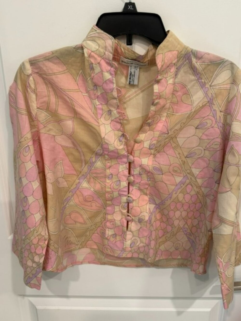 Bergdorf Goodman Vintage Pucci Inspired Cropped Top